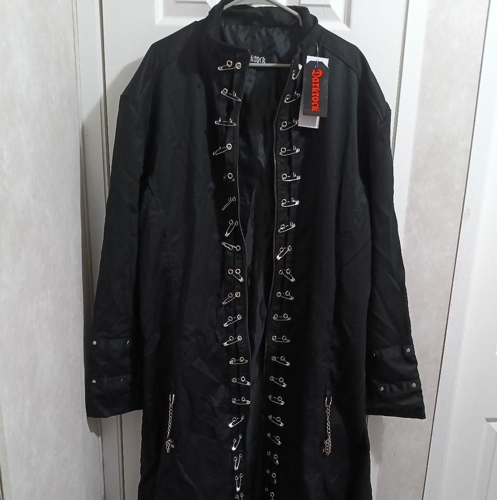 Deathrock Black Gothic Trench